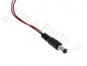 Voedings-stekker Jack Plug Male DC 2,1x5,5mm naar 9V batterij connector